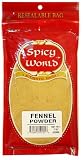 Spicy World Fennel Powder, 7-Ounce Pouches (Pack of 6)