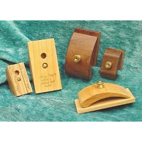 <b>1 Pair Mini Ash Wood Hang-Ups Quilt Clamps Clips - Small</b>