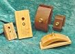 1 Pair Walnut Wood Quilt Hang-Ups Clamps Clips - Large