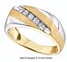 Nice Men's 1/4 ct. Diamond 2 Tone Ring / Band