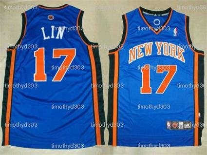 New Authentic New York Knicks Jeremy Lin Adidas Jersey Size 48 (Medium)