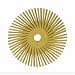 Scotch-Brite Radial Bristle Disc, Ceramic, 20000 rpm, 3" Diameter, 80 Grit, Yellow (Pack of 10)