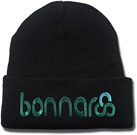 DINGZHAN Bonnaroo Music Festival Logo Beanie Fashion Unisex Embroidery Beanies Skullies Knitted Hats Skull Caps