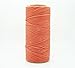 CORAL 1mm Waxed Polyester Twisted Cord Macrame Bracelet Thread Artisan String (180yards Spool)