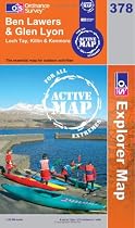 Ben Lawers and Glen Lyon (OS Explorer Map Active)