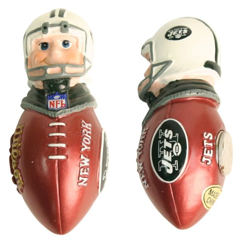 New York Jets Football Shaped Refrigerator Magnet