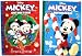 Walt Disney's Mickey and Friends Christmas 2 Coloring Book Set 'Season's Greetings' and 'Tis' the Season'