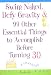 Books : Swim Naked, Defy Gravity and 99 Other Essential Things to AccomplishBefore Turning 30