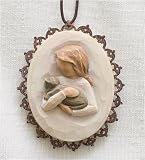 Kindness (girl) Metal Edged Ornament - 26238 by Willow Tree - Introduced in 2010