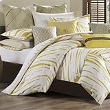 Echo Abstract Palm Duvet - Cress Green - Full/Queen