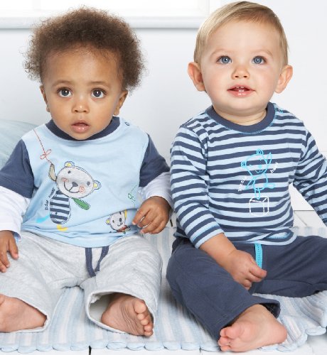 2 Pure Cotton Bear Print Tops
