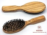 [REDECKER/レデッカー]オリーブウッドの ヘアーブラシ(猪毛)