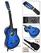 New Blue Electric Acoustic Guitar Cutaway Style W/ Accessories