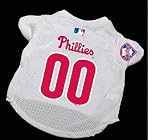 Officially Licensed By the MLB - Philadelphia Phillies Dog Baseball Jersey - Medium