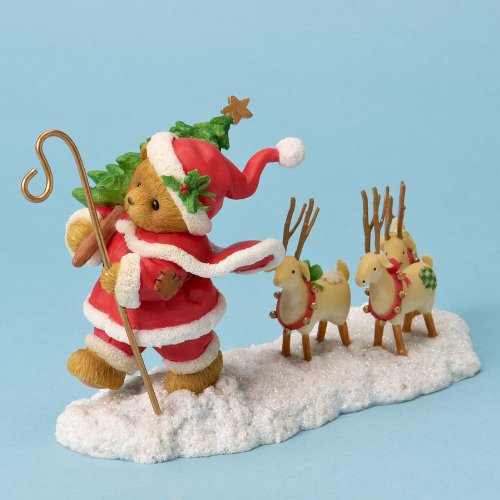 2011 Cherished Teddies Annual Santa Figurine - Carl - 4023738