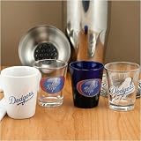 L.A. Dodgers 4-Pack Vortex Shot Glass Set