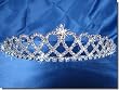 Bridal Tiara,Princess Tiara With Crystal Loops 24426