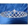 Bridal Tiara,Princess Tiara With Crystal Loops 24426
