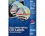 Avery Glossy White Full-Face CD Labels for Inkjet Printers, 20 Disc Labels and 40 Spine Labels  (08944)