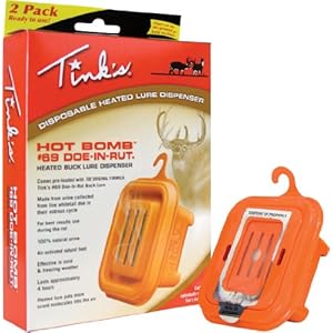 Tink's #69 Doe-in-Rut Hot Bomb Heated Lure Dispenser