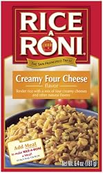 Rice-A-Roni Four Cheese, 6.4-Ounce Boxes (Pack of 12)