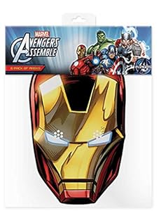 Official Marvel Avengers Assemble Iron Man Card Face Mask