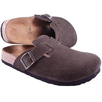 neWalk Licensed by Birkenstock Mocha Suede Clog