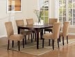 Capuchino Dining Table and 6 Parson Chairs