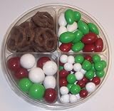Scott's Cakes 4-Pack Dutch Mints, Christmas Jordan Almonds, Christmas Malt Balls, & Dark Pretzels