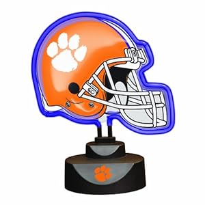 NCAA Clemson University Neon Helmet