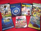 8 DVD LOT MARADONA PELE FIFA BRAZILIAN GIANTS BOCA JUNIORS FUTBOL SOCCER