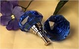 LARGE Cobalt Blue Solid Crystal Glass Drawer/Door Pull