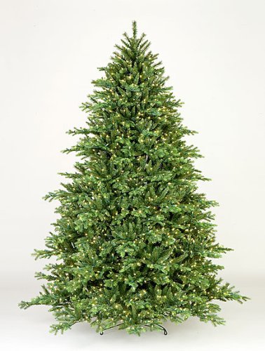 12' Cascade Fir with Multi-color Lights - Artificial Christmas Tree - 14120 tips