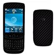 Skinomi TechSkin - Carbon Fiber Skin Protector Shield Full Body + Screen Protector for BlackBerry Torch 9800 + LIFETIME REPLACEMENTS