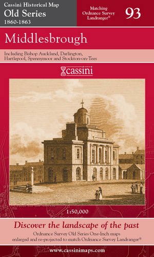 Middlesbrough (Cassini Old Series Historical Map)