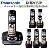 Panasonic KX-TG4034B Digital Cordless Answering System With Handset Bundle