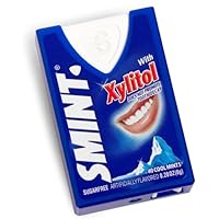 Smint Cool Mints with Xylitol, 40-Count Mints Dispensers (Pack of 12)