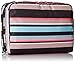 LeSportsac Extra Large Rectangular and Square Set Cosmetic Case, Tennis Stripe, One Size
