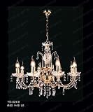 Chandelier 30% lead Crystal # YD624L8ag Size w24 x h18