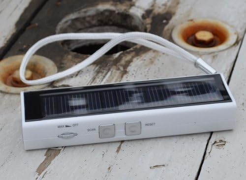 Solar Powered Emergency Flashlight with Radio Plus a Cell Phone Charging. 4 Super Bright LEDs.