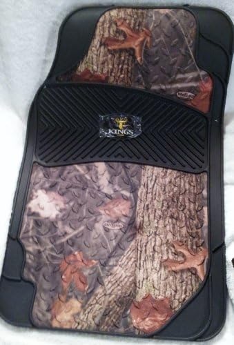 Four Piece Camo Floor Mats Plus Steering Wheel Cover