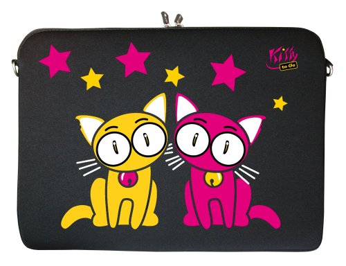 KITTY TO GO LS144-17 Designer Notebook Sleeve 17.3