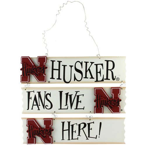 NCAA Nebraska Cornhuskers Fans Here Sign