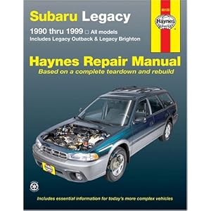 Subaru Legacy 1990 thru 1999: Includes Legacy Outback and Legacy Brighton (Haynes Repair... by Ken Freund