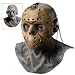 Adult Licensed Deluxe Jason Overhead Latex Mask with Removable Mask