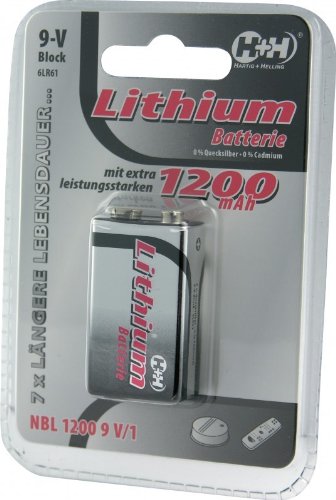 Hartig + Helling NBL 1200 9-V-Lithium-Blockbatterie Preisvergleich