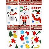 Christmas Window Gel Art - 6 Sets