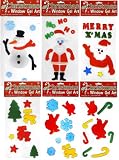 Christmas Window Gel Art - 4 Sets