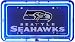 Sporting Goods : Seattle Seahawks Official License Plate Neon Clock
