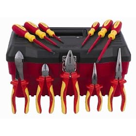 Wiha 32390 11 Piece Proturn 1000 Volt Insulated Driver and Plier Set by Wiha
